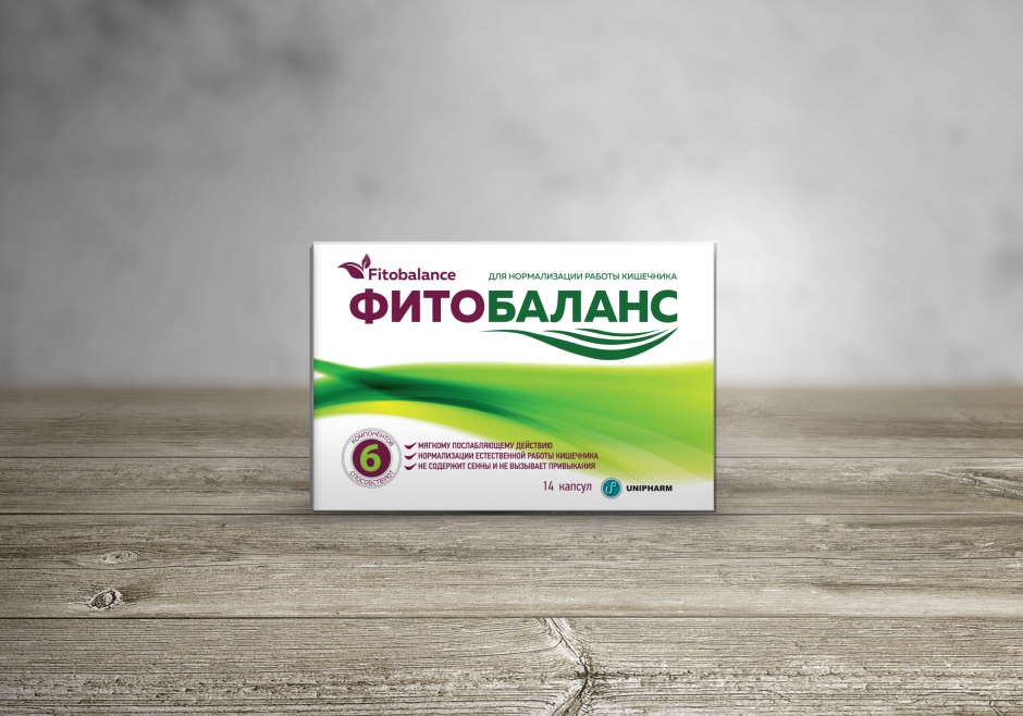 Разработка дизайна фармацевтической упаковки для  БАД Фитобаланс